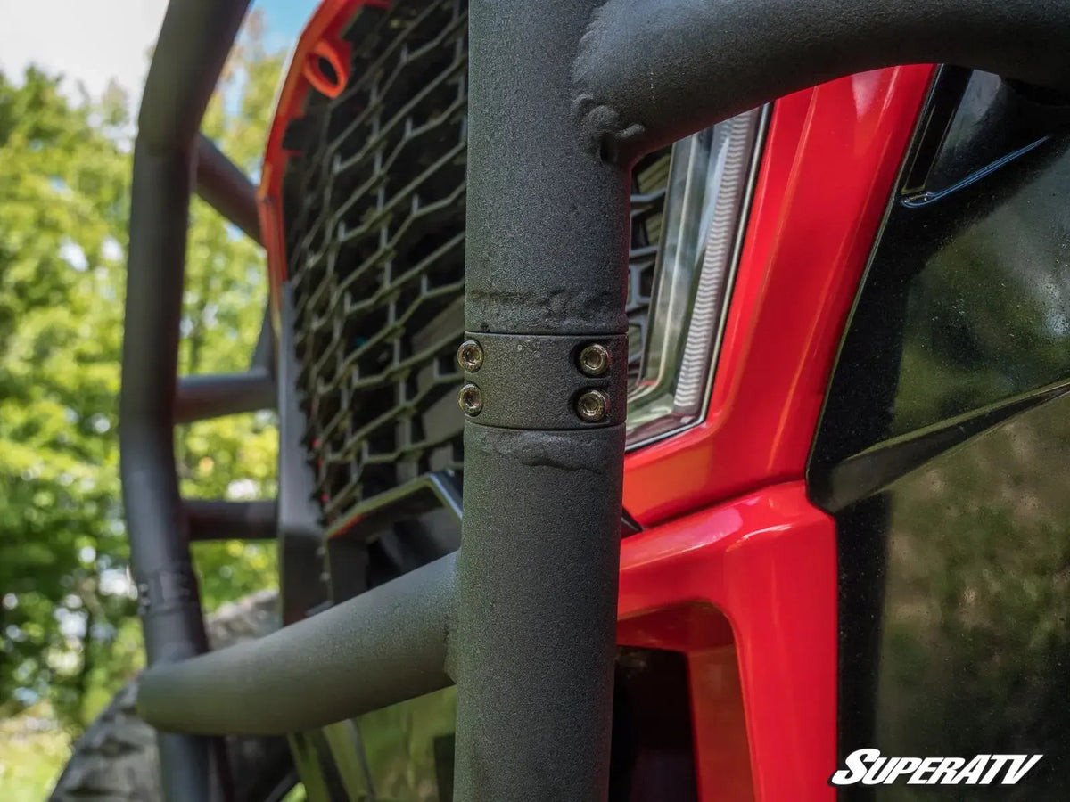 POLARIS RZR XP TURBO S FRONT BUMPER-WINCH BUMPER-Super ATV-Black-Yes please include one-3500 lb.-Black Market UTV