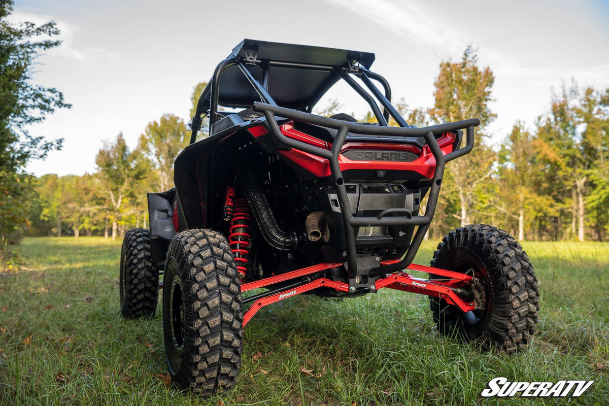 Polaris RZR XP Turbo S Rear Bumper-Bumper-Super ATV-Black-Black Market UTV
