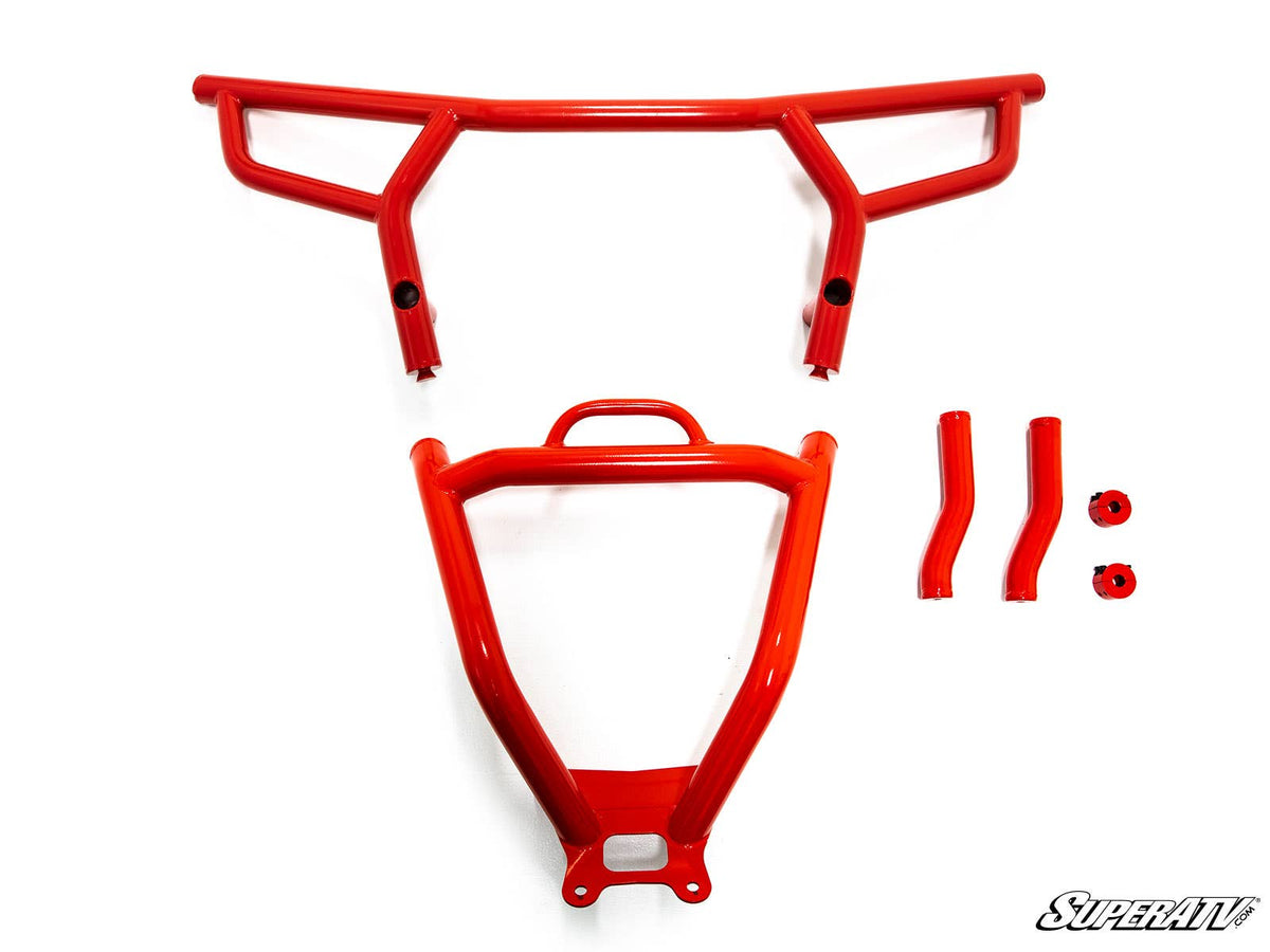 Polaris RZR XP Turbo S Rear Bumper-Bumper-Super ATV-Red-Black Market UTV