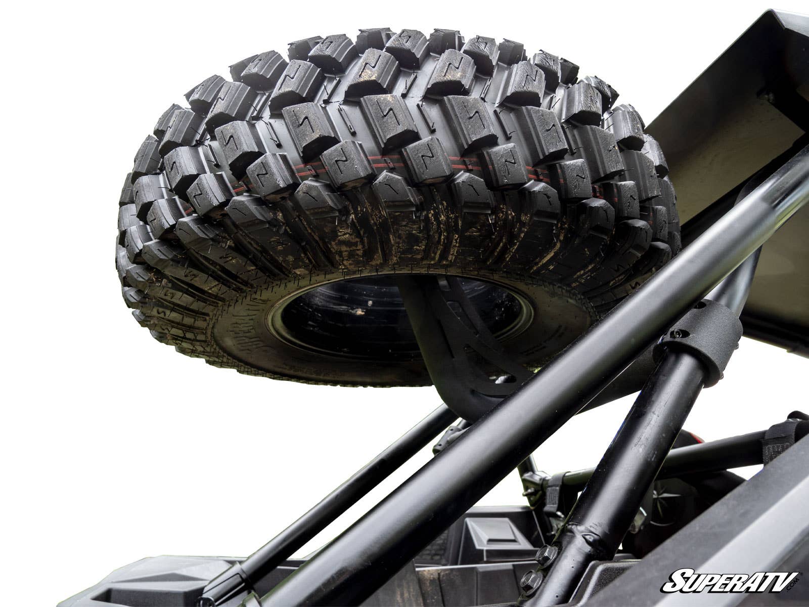 POLARIS RZR XP TURBO S SPARE TIRE CARRIER-Spare Tire Carrier-Super ATV-Black Market UTV