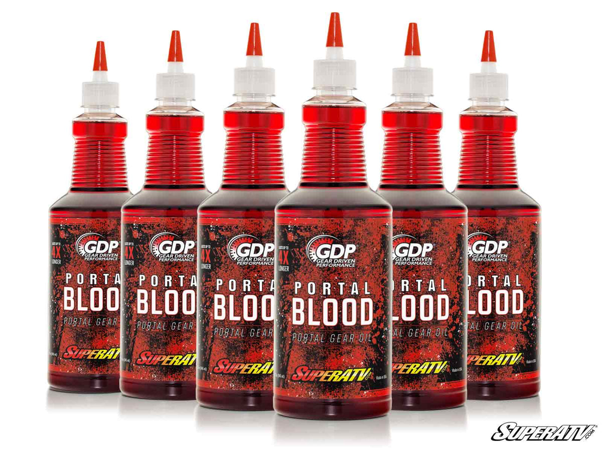 PORTAL BLOOD PORTAL GEAR OIL-Super ATV-Case - 6 Bottles-Black Market UTV