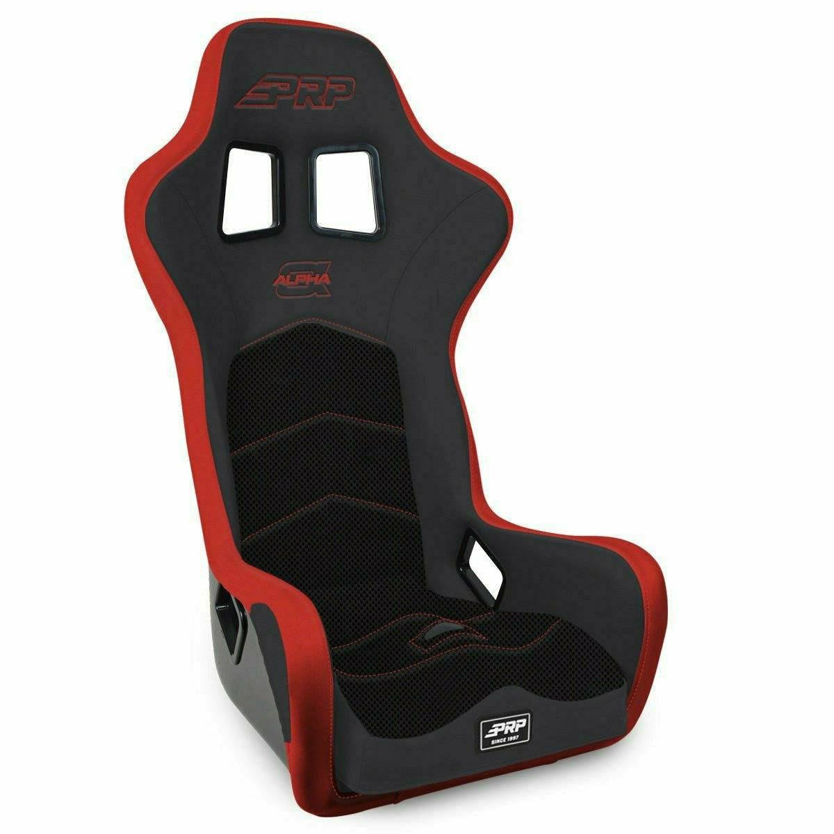 PRP - ALPHA COMPOSITE SEAT-Seats-PRP Seats-Black / Red-Black Market UTV