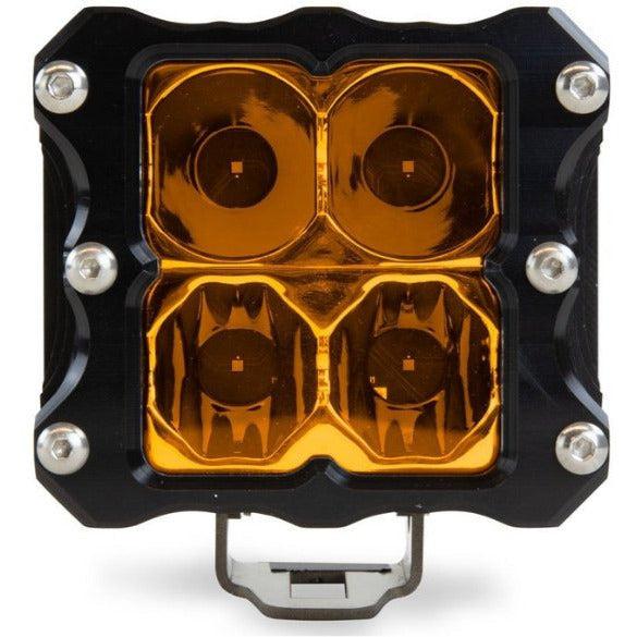 Quattro LED Pod Light - 2 Pack-Lighting Pods-Heretic Studio-Clear-Combo-No Wiring Harness-Black Market UTV