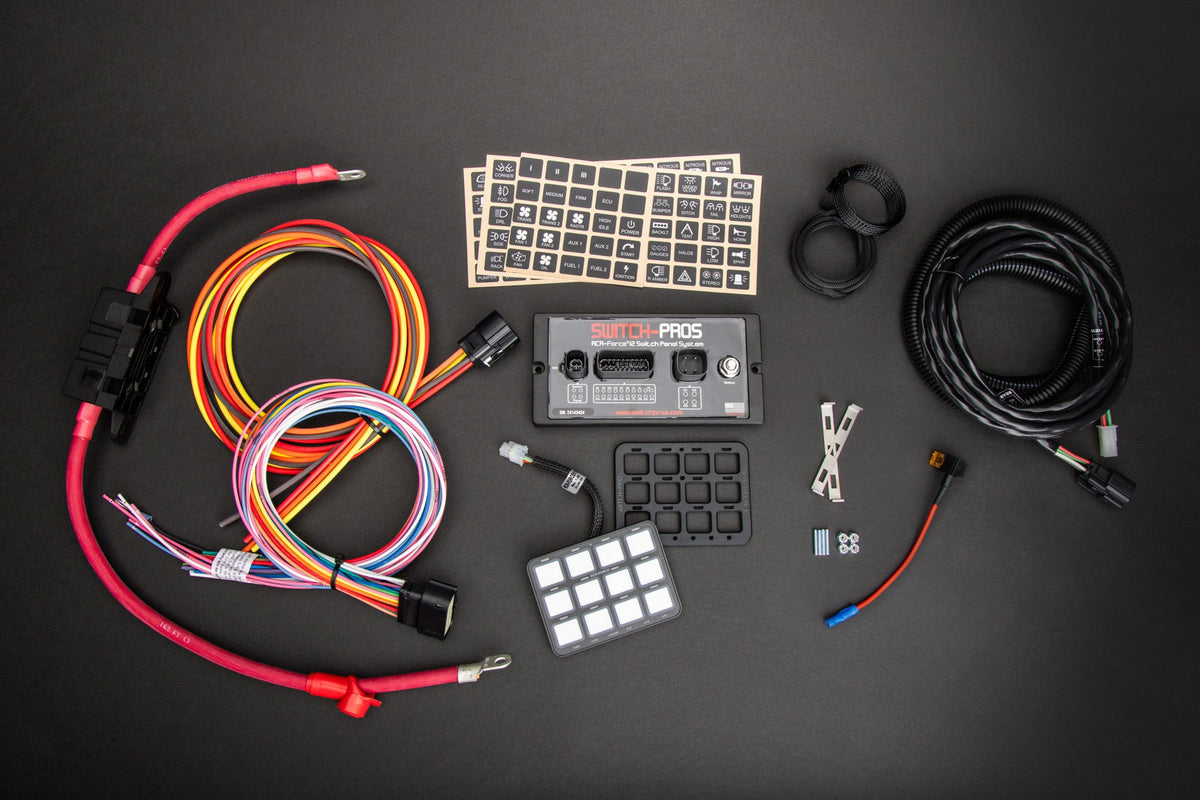 SWITCH PANEL POWER SYSTEM - SP9100 & RCR 12-Geiser Performance-12-Black Market UTV
