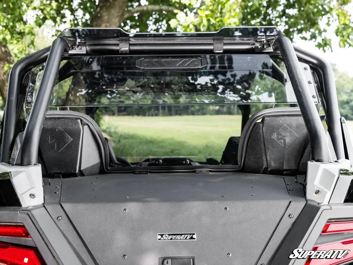 Polaris RZR PRO XP Rear Vented Windshield-Windshield-Super ATV-4 Seat with Rockford Fosgate Audio-2020-2024-Black Market UTV