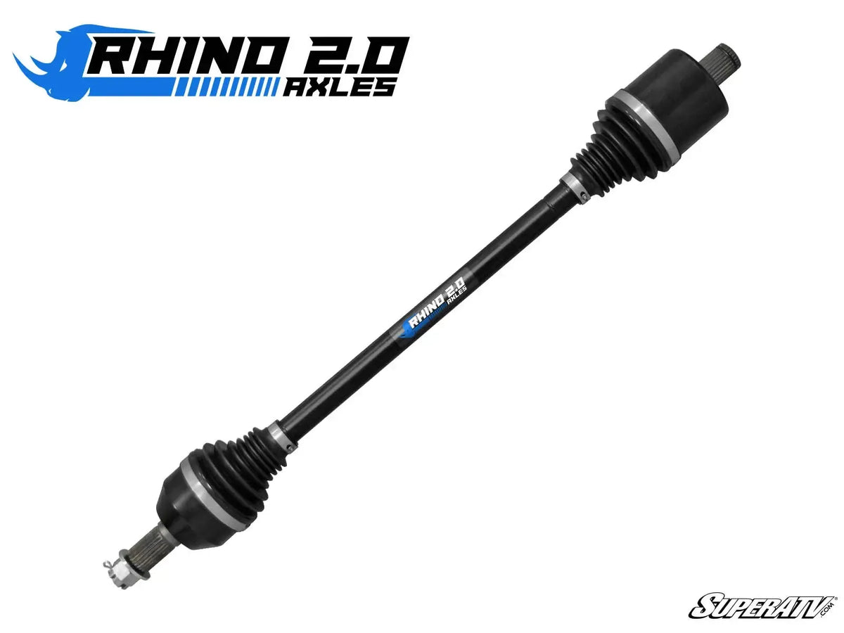 Polaris RZR XP Turbo Long Travel Axle—Rhino 2.0-Axles-Super ATV-3 inch Long Travel Kit Axles-Front-Black Market UTV
