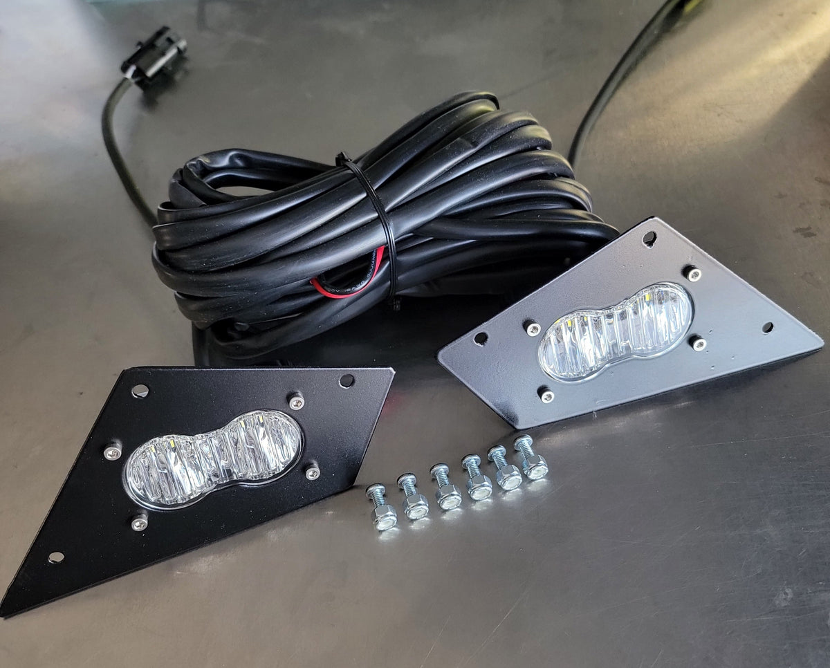 FastLab Can-am Maverick R Rear Facing S2 Lights - Chase Light or Reverse Light-LIghting-FastLab UTV-Clear-Black Market UTV