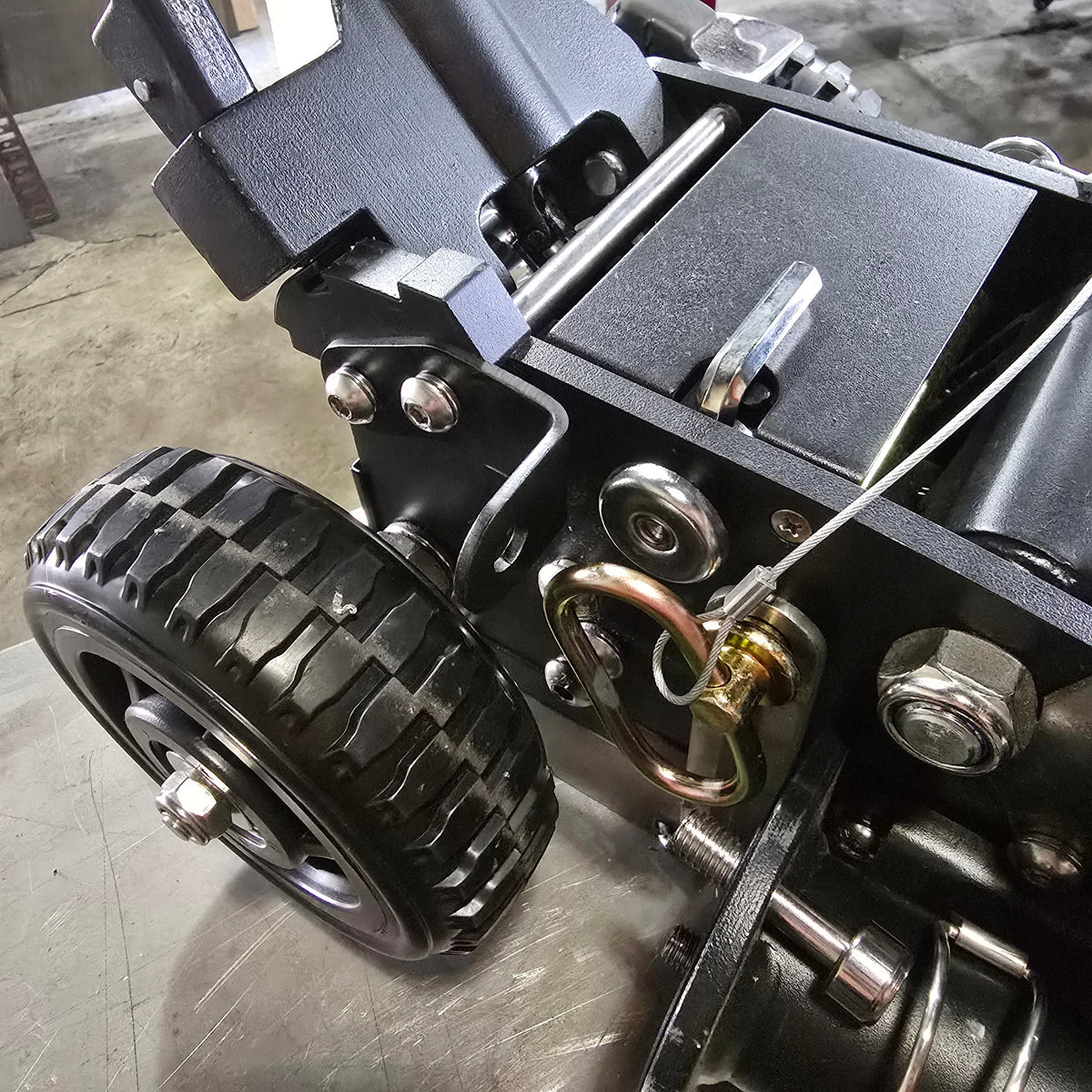 Jack Mount for 'Harbor Freight' Badlands 1.5 Ton Offroad Jack-UNIVERSAL STORAGE-FastLab UTV-Yes add lock tab-Black Market UTV