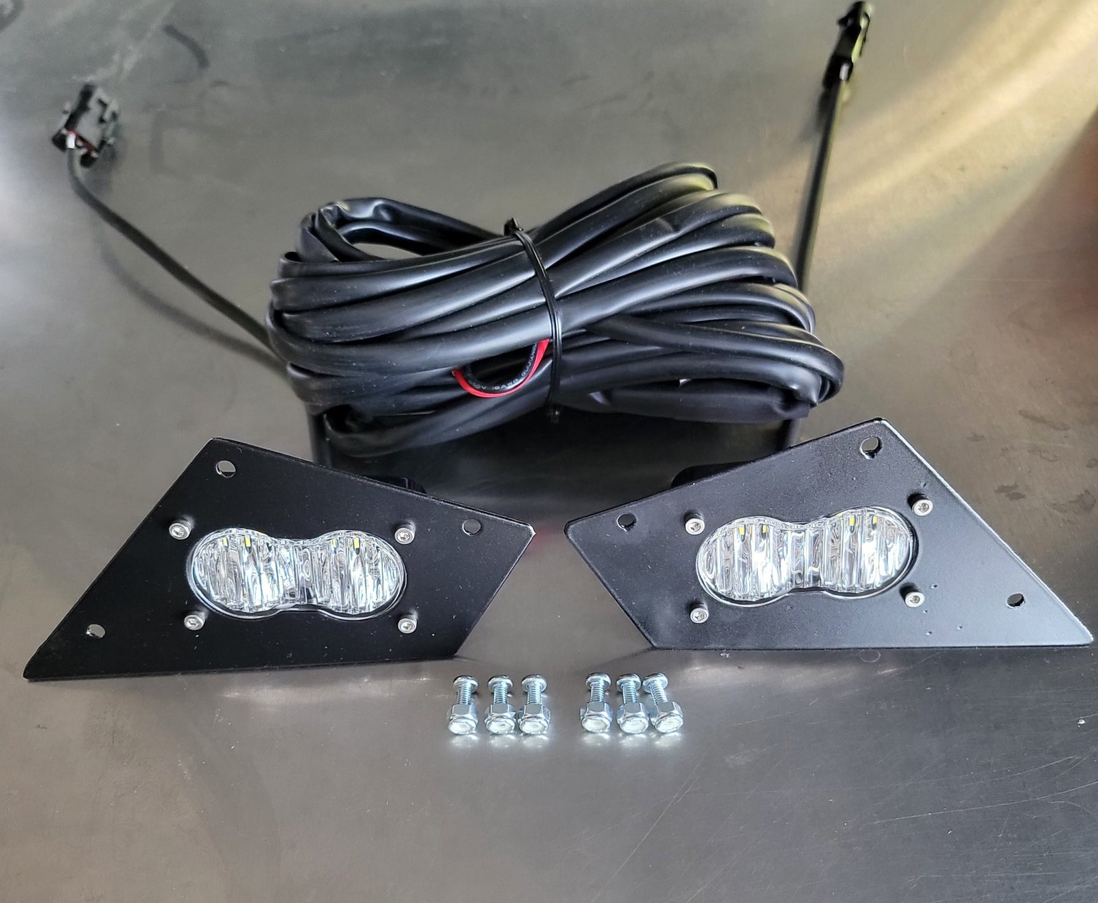 FastLab Can-am Maverick R Rear Facing S2 Lights - Chase Light or Reverse Light-LIghting-FastLab UTV-Clear-Black Market UTV