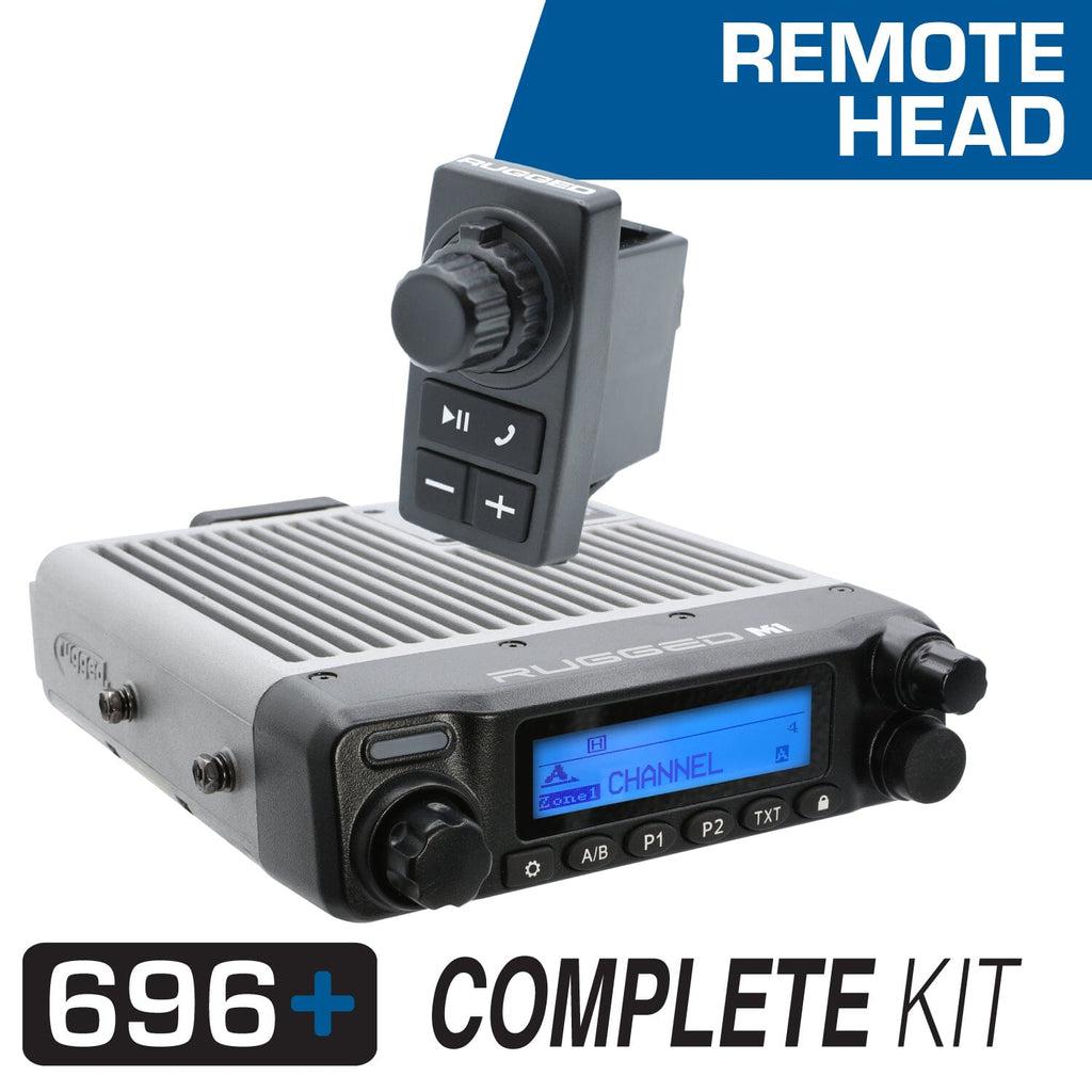 696 PLUS REMOTE HEAD Complete Master Communication Kit with Intercom and 2-Way Radio
