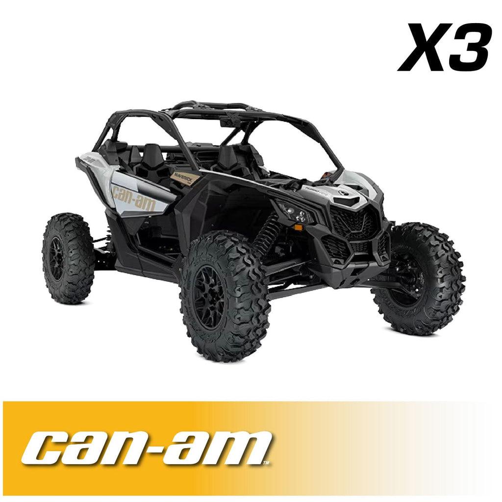 CAN AM X3 COMMUNICATION SYSTEM (DASH MOUNT)-Rugged Radio-696 PLUS-M1 VHF Business Band G1 GMRS-Dash Mount-Black Market UTV