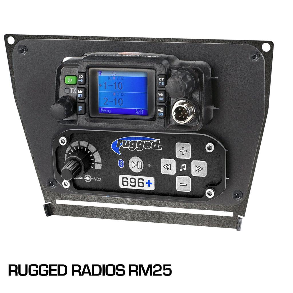 Polaris RZR PRO XP, RZR Turbo R, and RZR PRO R Dash Mount Radio and Intercom-Radio Mount-Rugged Radio-Rugged GMR25-Black Market UTV