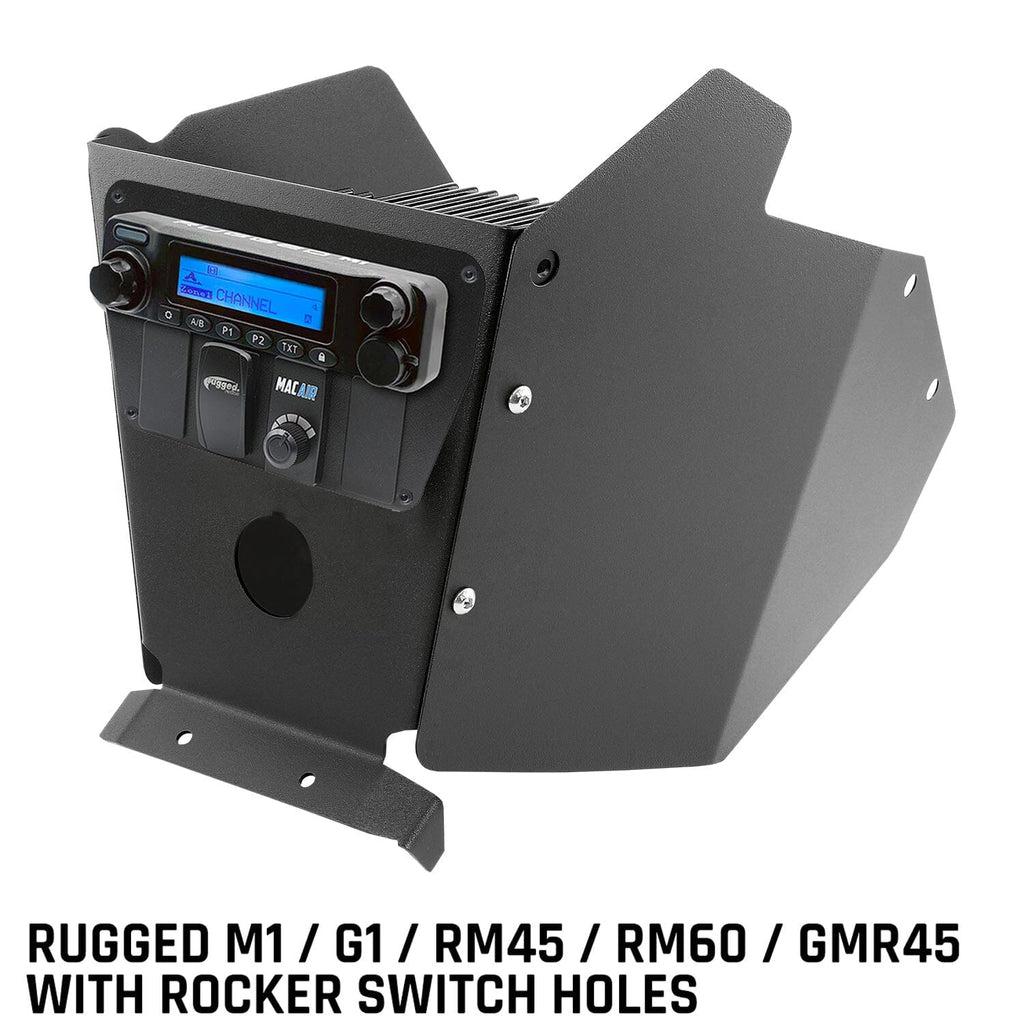 CAN AM X3 MULTI-MOUNT KIT WITH SIDE PANELS-Mounts-Rugged Radio-Rugged M1/G1/RM45/RM60/GMR45 with Switch Holes-Black Market UTV