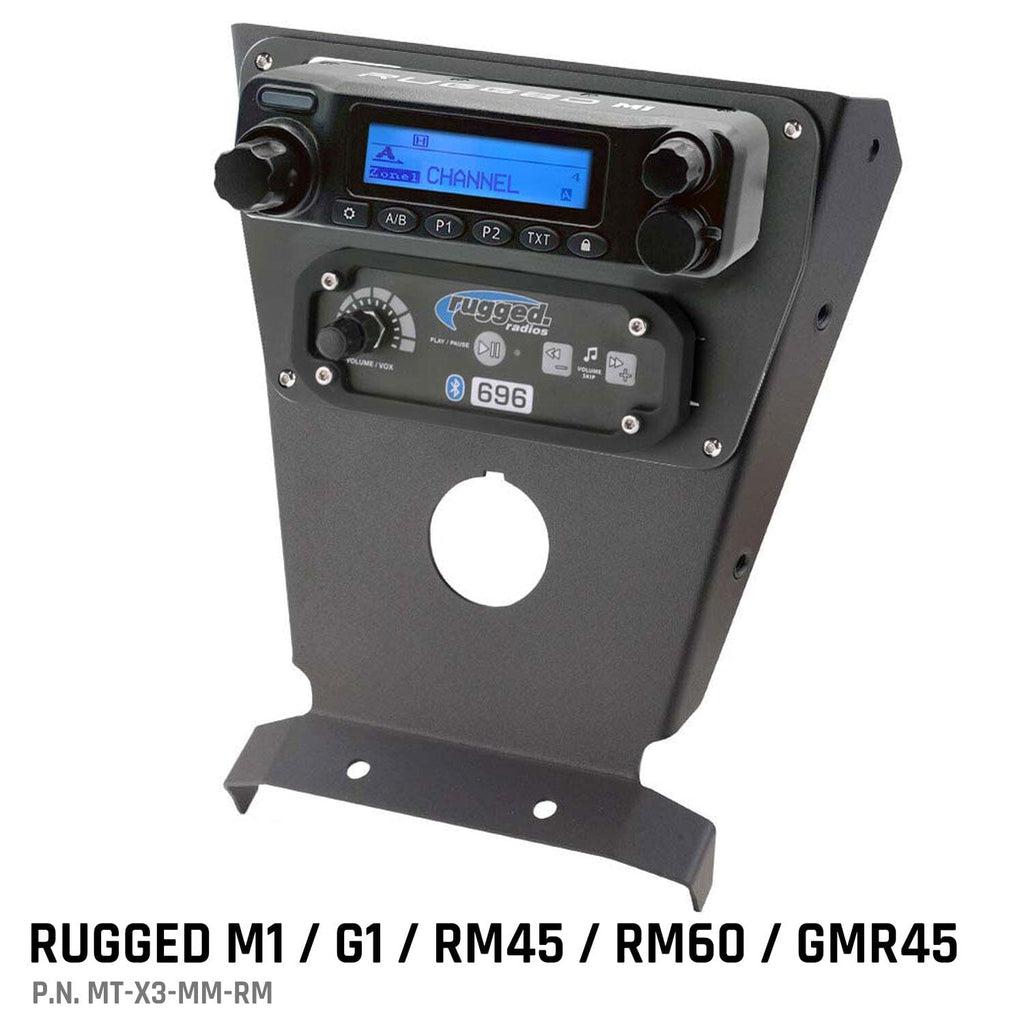 CAN-AM X3 MULTI MOUNT KIT FOR RUGGED UTV INTERCOMS AND RADIOS