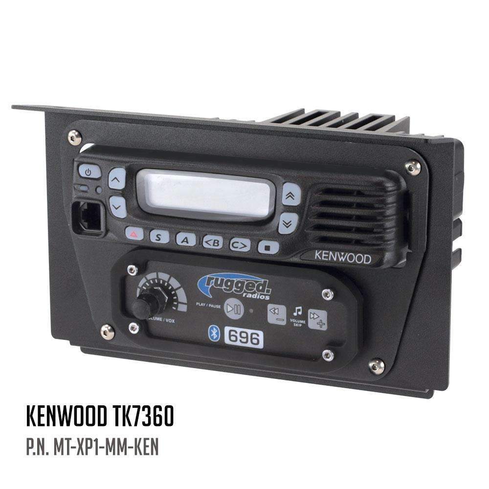 Polaris XP1 Mount Kit for M1 / G1 / RM60 / GMR45 Radio and Rugged Intercom-Radio-Rugged Radio-Kenwood TK7360-Black Market UTV