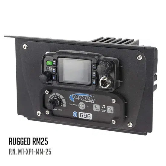 Polaris XP1 Mount Kit for M1 / G1 / RM60 / GMR45 Radio and Rugged Intercom-Radio-Rugged Radio-Rugged GMR25-Black Market UTV