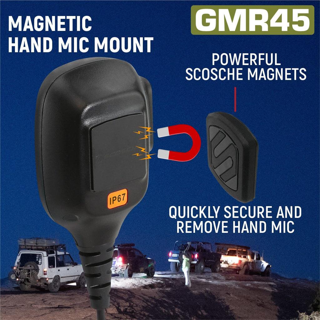 GMR45 HIGH POWER BAND MOBILE RADIO WITH ANTENNA-Radio Mount-Rugged Radio-Black Market UTV