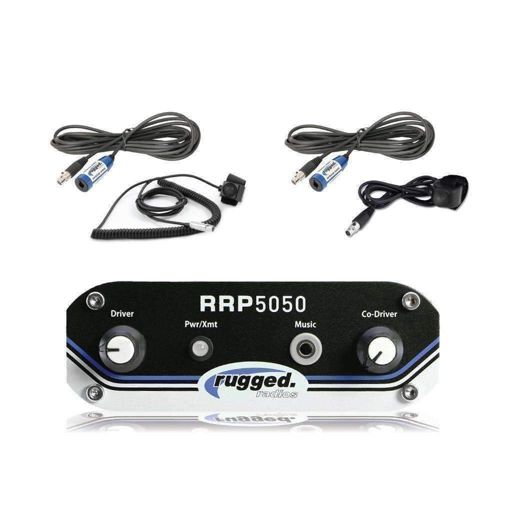 RRP5050 2 PERSON RACE INTERCOM KIT-Rugged Radio-Black Market UTV