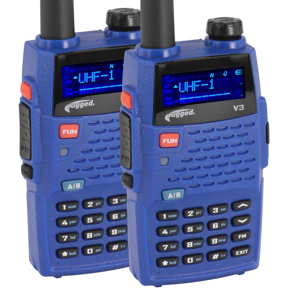 RUGGED V3 HANDHELD - BUSINESS RADIO 2-PACK-Radio-Rugged Radio-Black Market UTV
