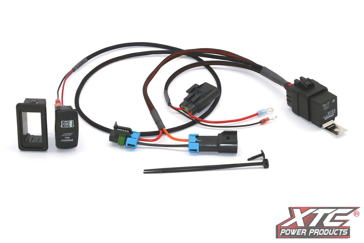 Polaris RZR XP Turbo 2016 Plug and Play Fan Override-Switch-XTC-Black Market UTV