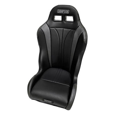 Simpson Performance Products Vortex II Suspension Seat-Seat Cushions-Simpson-Black/Charcoal-Black Market UTV