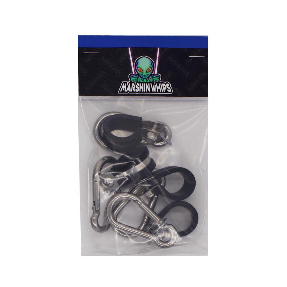 Marshin Whips Flag Clips-whip accessories-Marshin Whips-V2 - 3/4"-Black Market UTV