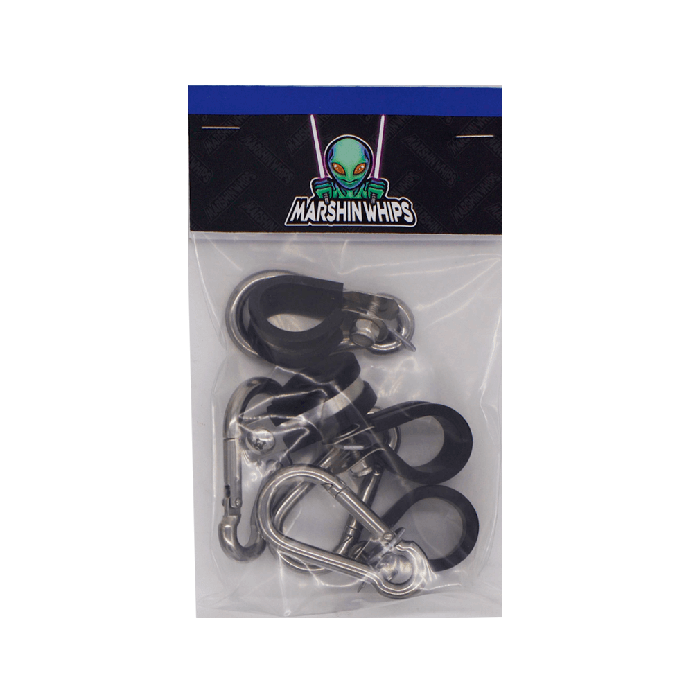 Marshin Whips Flag Clips-whip accessories-Marshin Whips-V2 - 3/4"-Black Market UTV