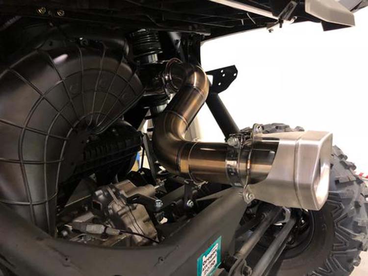 Treal Performance | 2017-2025 Can-Am X3 Straight Pipe Exhaust System-Exhaust-Treal Performance B2B-No Tip Attachement-Black Market UTV