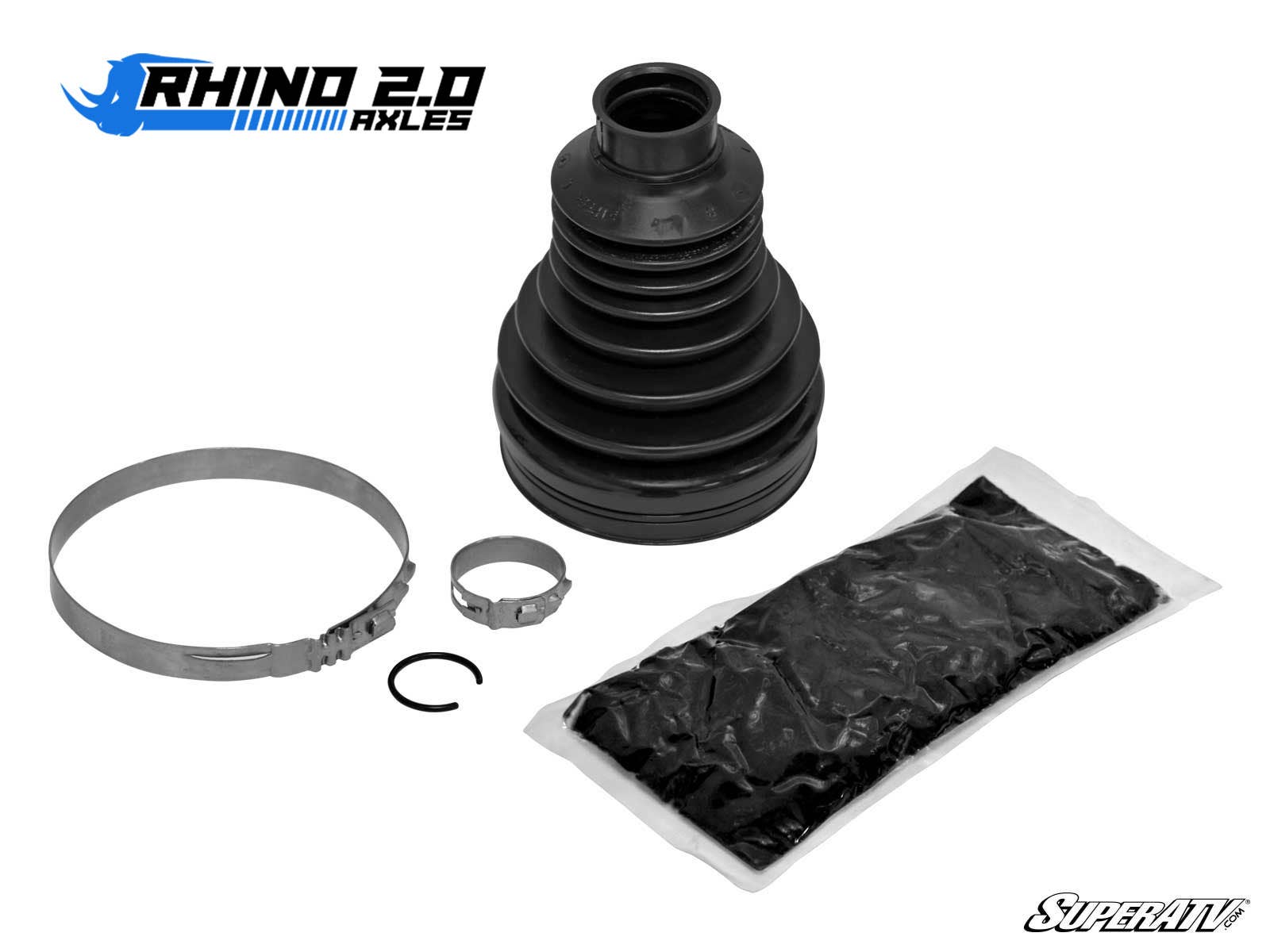 RHINO 2.0 REPLACEMENT BOOT KIT—CAN-AM-Axles-Super ATV-BK00-001-Black Market UTV