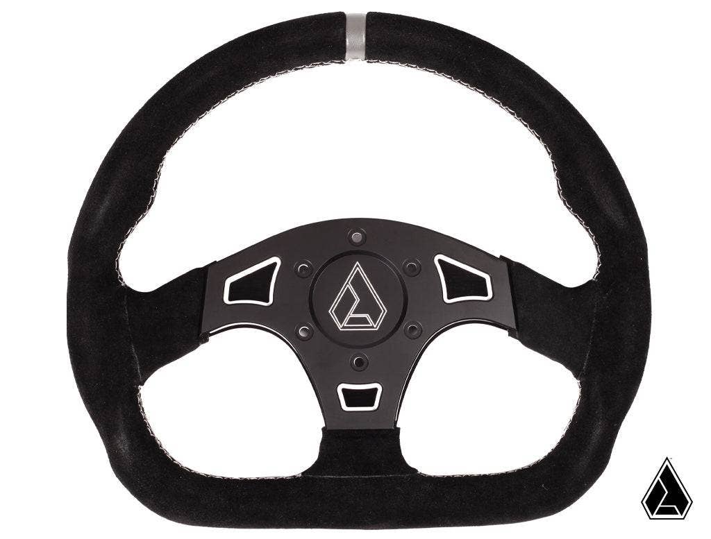BALLISTIC "D" SUEDE UTV STEERING WHEEL-Steering Wheel-Super ATV-Raw Material-Black Market UTV