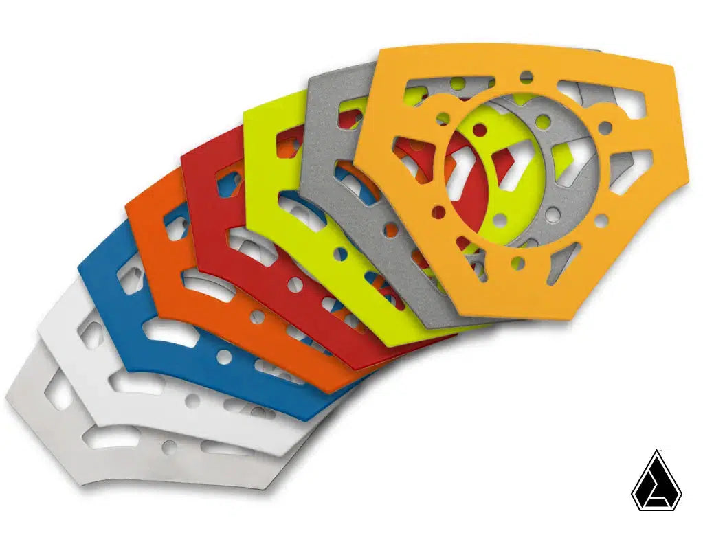 ASSAULT INDUSTRIES STEERING WHEEL BACKING PLATE-Steering Wheel-Super ATV-Ballistic D Steering Wheel-Red-Black Market UTV