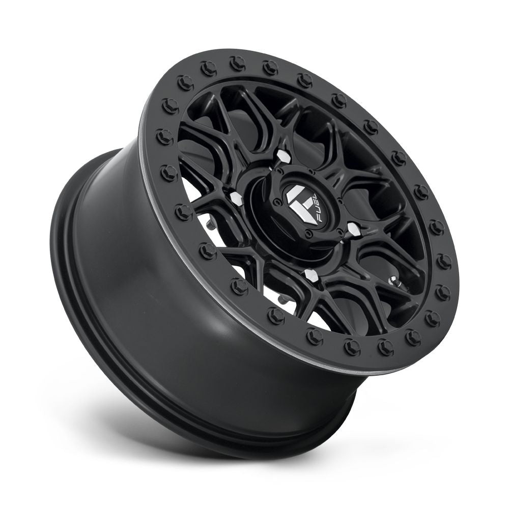 FUEL WHEELS TECH BEADLOCK-Wheels-Fuel Wheels-MATTE BLACK-15&quot; diameter - 15X10 00mm offset - 4X137 bolt pattern-Black Market UTV
