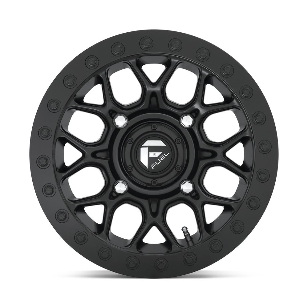 D916 Tech Beadlock Wheel-Wheels-Fuel Wheels-MATTE BLACK-15&quot; diameter - 15X7 38mm offset - 4X137 bolt pattern-Black Market UTV