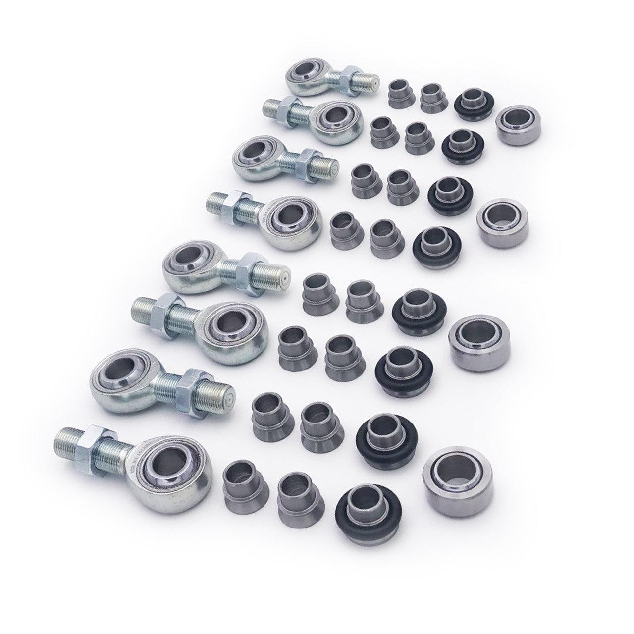 Radius Rod Rebuild Package-Rebuild Kit-ZRP-Can-Am X3 17+-Full Kit (Rod Ends and Misalignment Spacers)-Black Market UTV