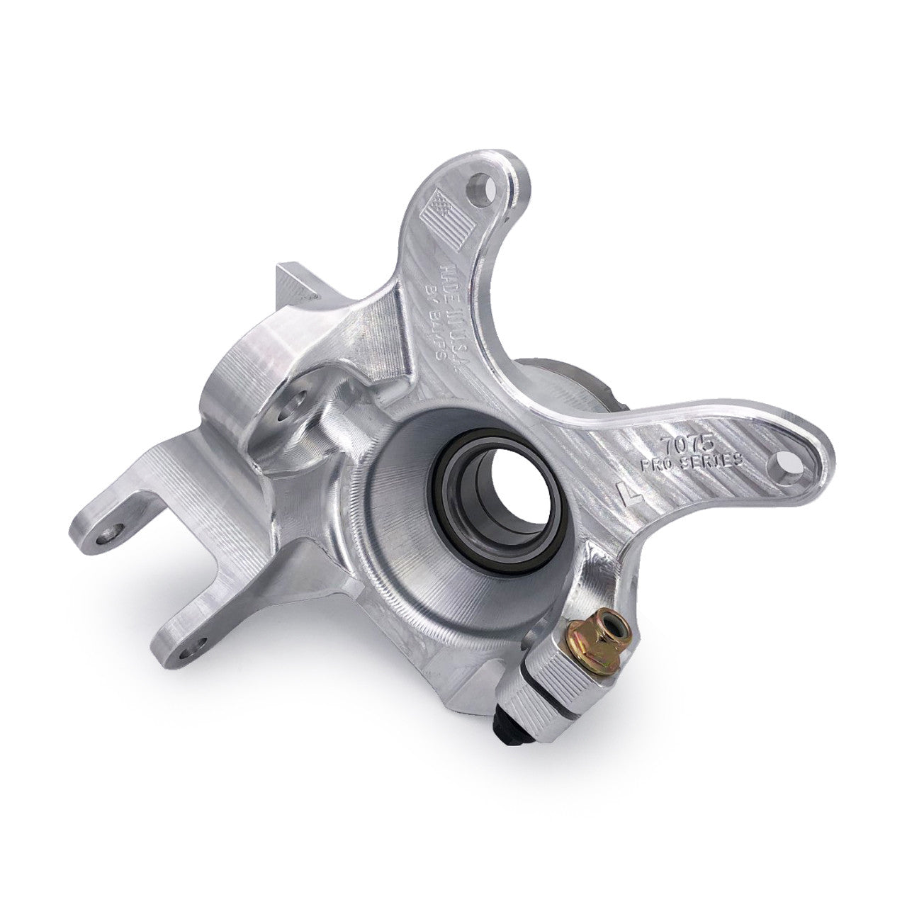 7075 X3 Capped Billet Front Knuckle Set - Pro Series-Rear Knuckle-ZRP-Set of 2 (L&R) w/Wheel Bearings-Black Market UTV