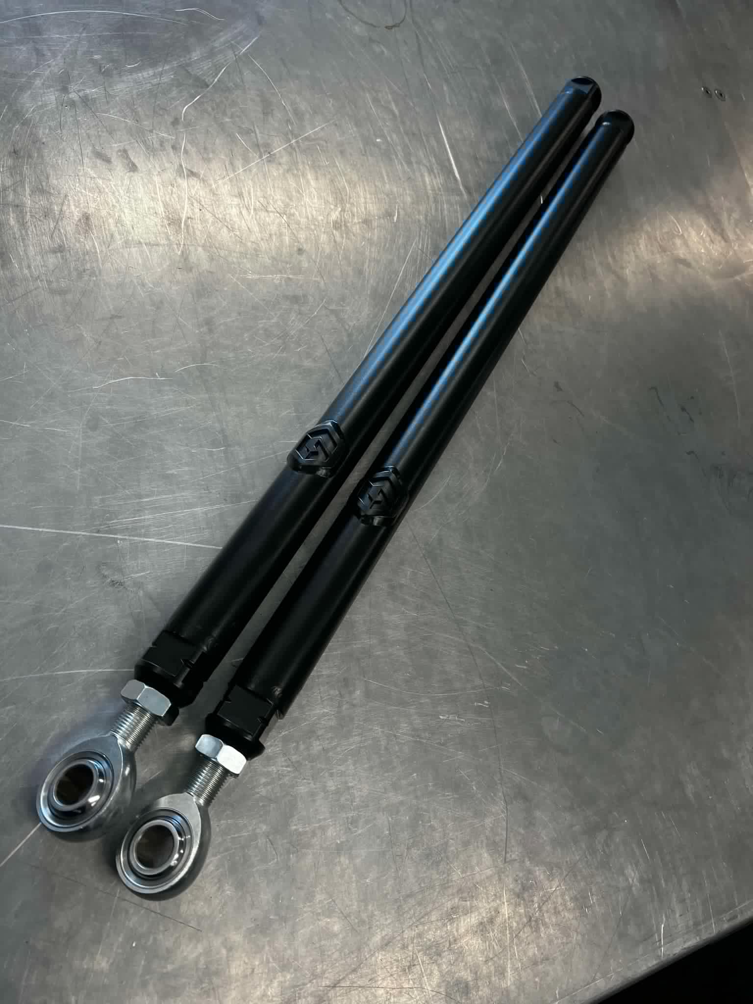 CAN AM X3 72" TIE RODS STOCK STEERING RACK W/SHOCK THERAPY BSD™-Geiser Performance-RAW-Black Market UTV