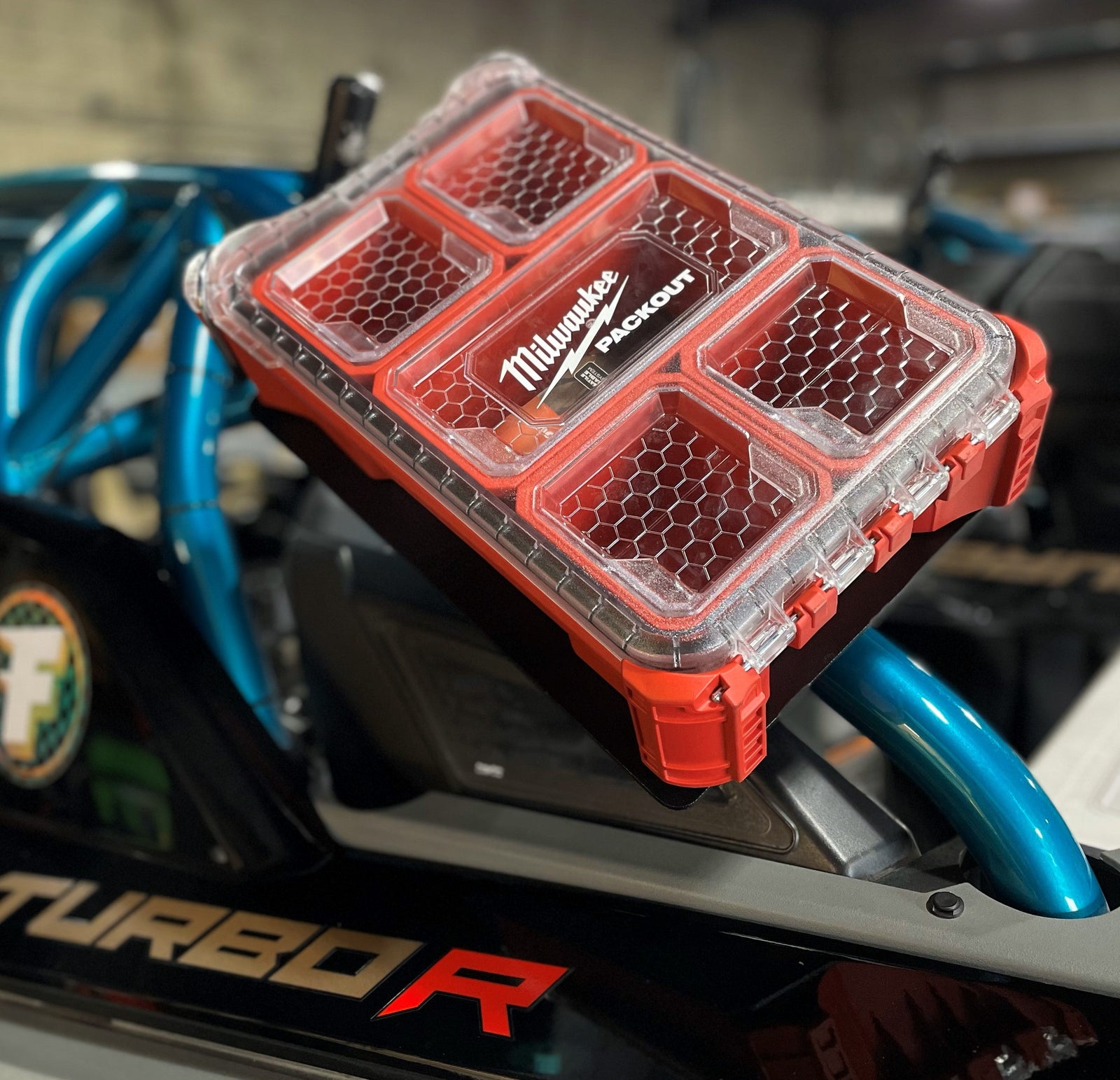 Tube Clamp Milwaukee Packout Mount by Fastlab-UNIVERSAL STORAGE-FastLab UTV-1.75"-Black Market UTV