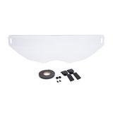 Tusk Removable Half Windshield Clear - Scratch Resistant-Windshield-Tusk-Clear-Black Market UTV