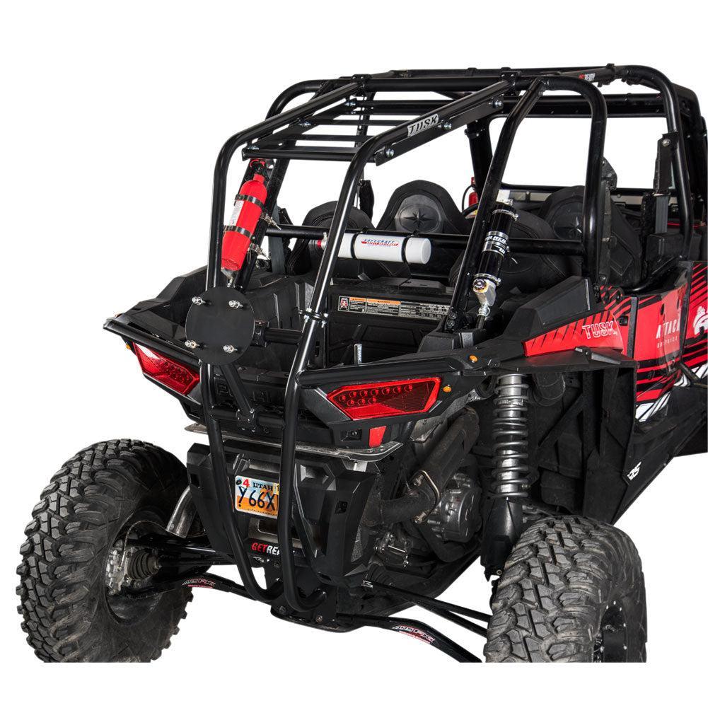 Tusk UTV Rear Bumper, Cargo Rack, and Spare Tire Carrier-Rear Rack-Tusk-Black Market UTV