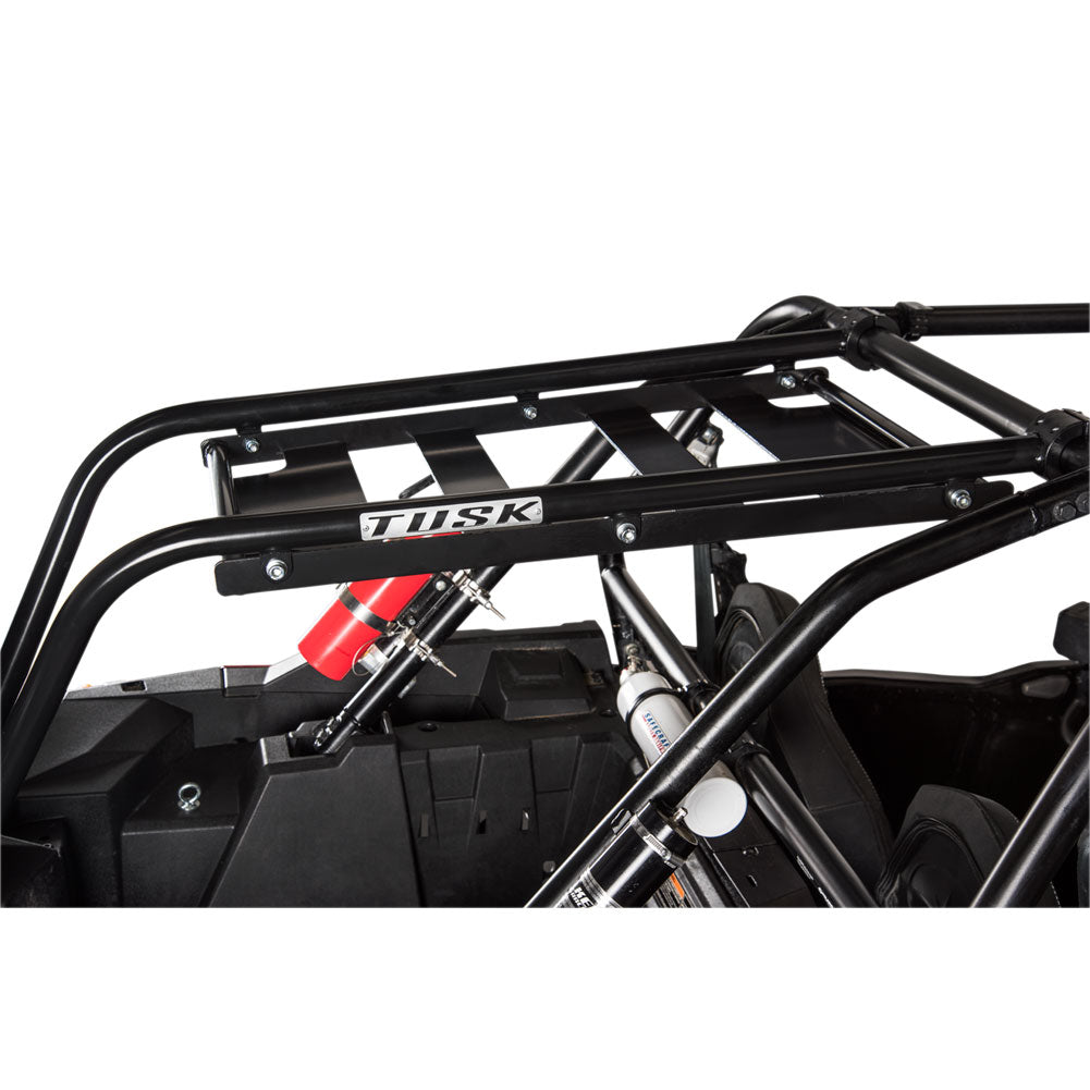 Tusk UTV Rear Bumper, Cargo Rack, and Spare Tire Carrier-Rear Rack-Tusk-Black Market UTV