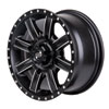 Tusk Cascade Wheel-Wheels-Tusk-Front-Machined/Black-14x7 4.0 + 3.0-Black Market UTV