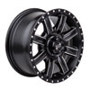 Tusk Cascade Wheel-Wheels-Tusk-Front-Machined/Black-14x7 4.0 + 3.0-Black Market UTV