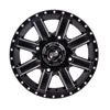 Tusk Cascade Wheel-Wheels-Tusk-Front-Machined/Black-14x7 4.0 + 3.0-Black Market UTV