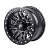 Tusk Nebo Beadlock Wheel-Wheels-Tusk-Front-Machined/Black-14x7 4.0 + 3.0-Black Market UTV