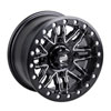 Tusk Nebo Beadlock Wheel-Wheels-Tusk-Front-Matte Black-14x7 4.0 + 3.0-Black Market UTV