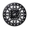 Tusk Nebo Beadlock Wheel-Black Market UTV-Front-Machined/Black-14x7 4.0 + 3.0-Black Market UTV