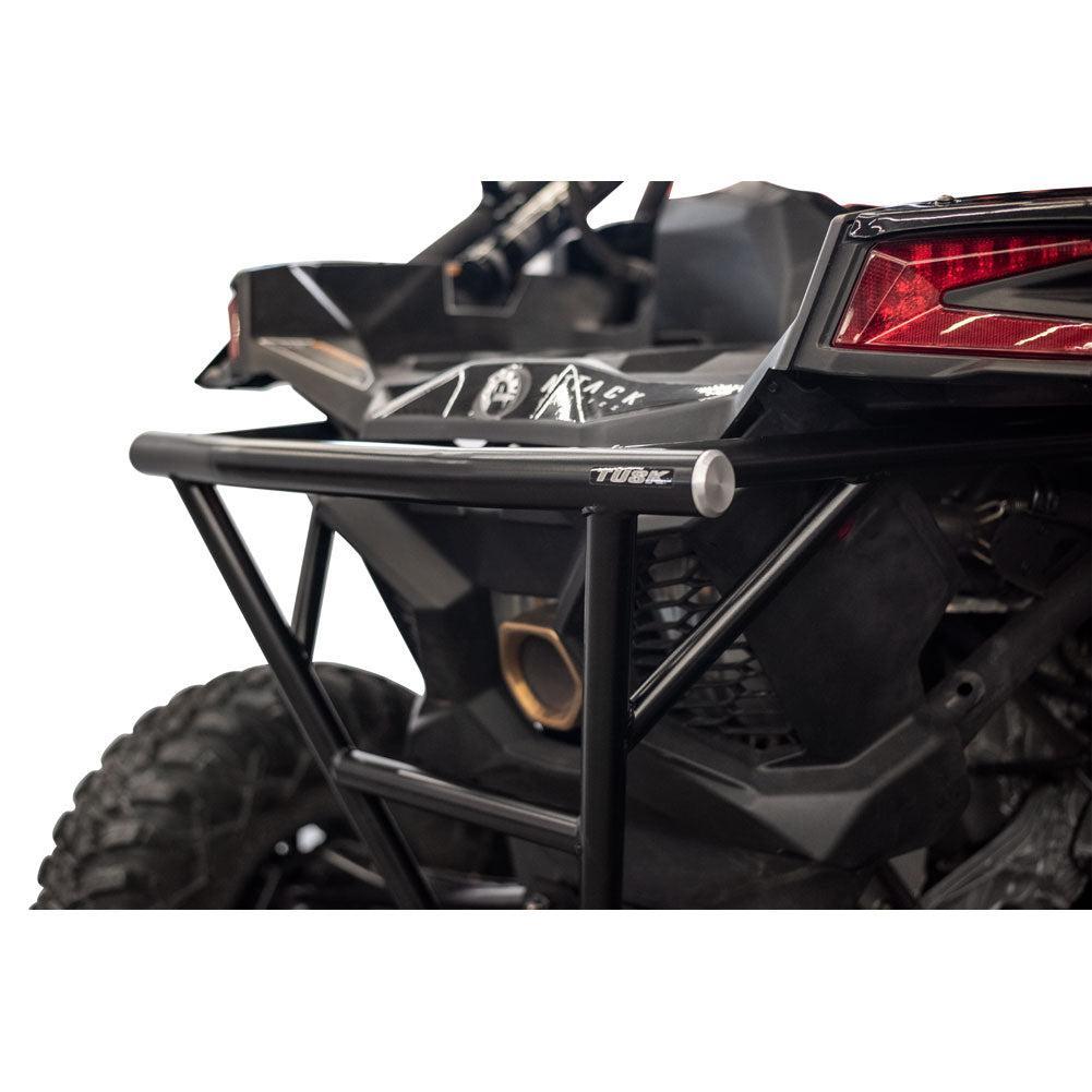 Tusk Impact Rear Bumper Black-Rear Bumper-Tusk-Black-Black Market UTV