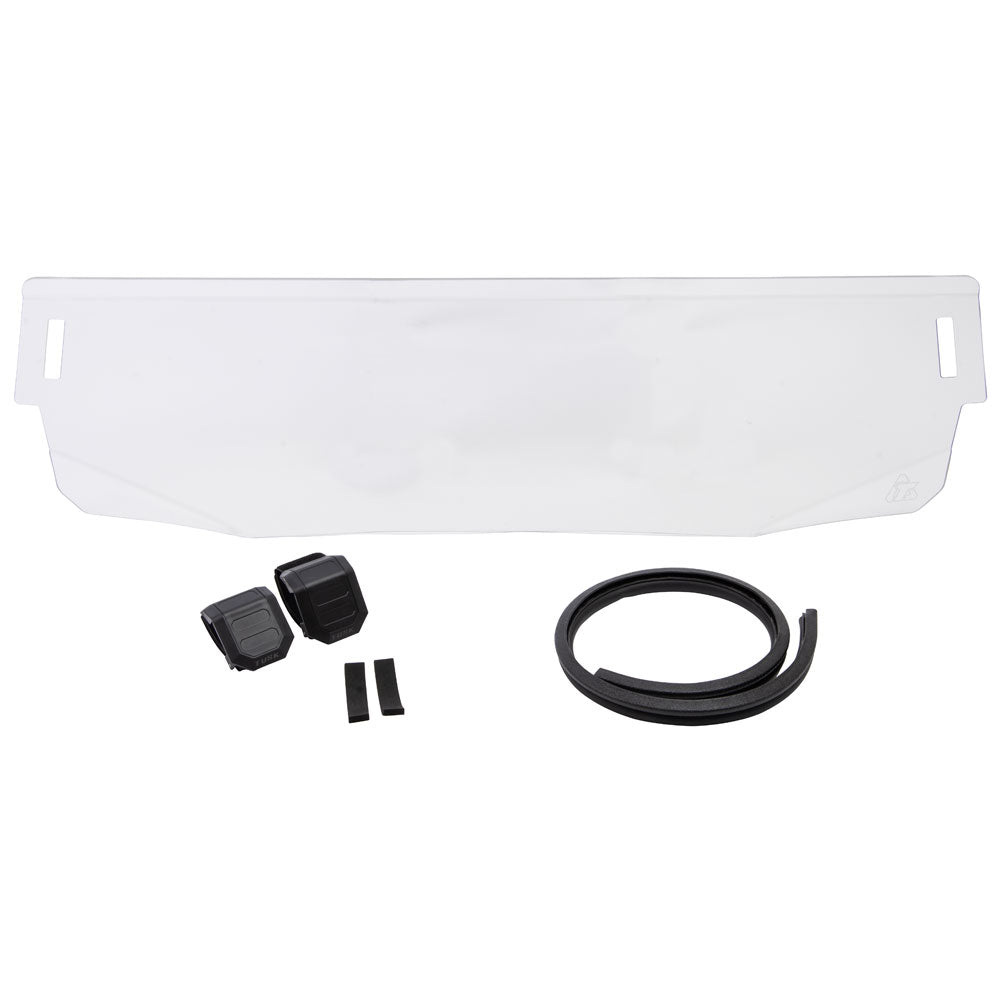 Tusk Removable Half Windshield-Windshield-Tusk-Clear-Black Market UTV