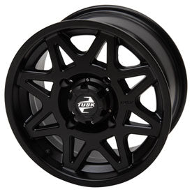 Tusk Tintic Wheel-Wheels-Tusk-Front-Matte Black-14x7 4.0 + 3.0-Black Market UTV