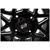 Tusk Tintic Wheel-Wheels-Tusk-Front-Machined/Black-14x7 5.0 + 2.0-Black Market UTV